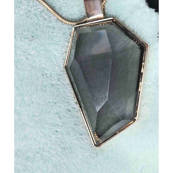 Unbranded Pendant Gold-Tone Chain Lobster Claw Clasp Statement Necklace - Picture 8 of 8